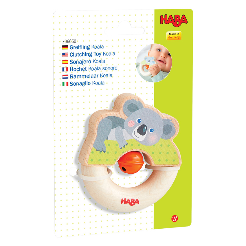 HABA 3853 Ringela – Sonaglio In Legno Con Elastico E Campanelli Per Neonati - 2